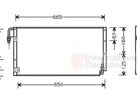 Condensator, climatizare TOYOTA COROLLA hatchback (_E10_), TOYOTA COROLLA Liftback (_E10_), TOYOTA COROLLA Wagon (_E10_) - VAN WEZEL 53005211