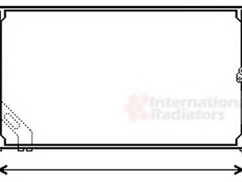 Condensator, climatizare TOYOTA COROLLA limuzina (_E9_), TOYOTA COROLLA hatchback (_E9_), TOYOTA COROLLA Liftback (_E9_) - VAN WEZEL 53005166