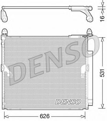 Condensator, climatizare TOYOTA LAND CRUISER 150 (