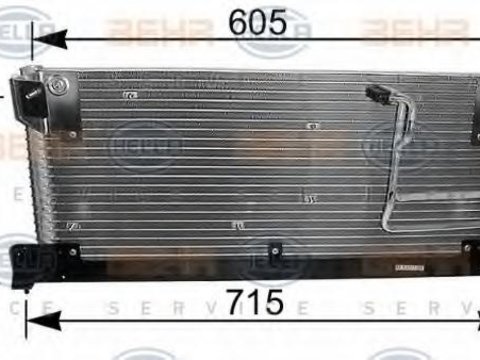 Condensator, climatizare VAUXHALL TIGRA Mk I (F07), OPEL TIGRA (95_) - HELLA 8FC 351 037-381