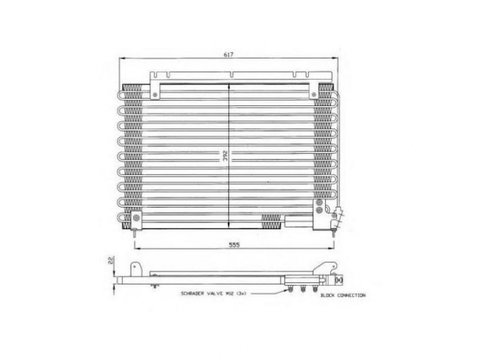 Condensator, climatizare Volvo 940 Break (945) 1990-1995 #2 08112011