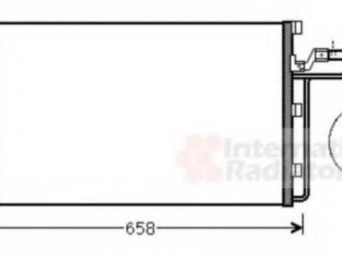 Condensator, climatizare VOLVO S40 II limuzina (MS), VOLVO V50 combi (MW), VOLVO C70 II Cabriolet - VAN WEZEL 59005139