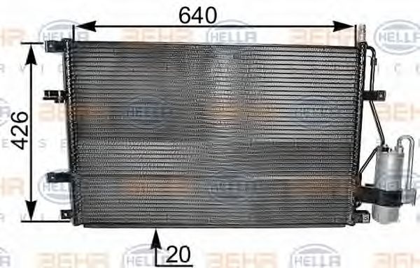 Condensator climatizare VOLVO S80 I (TS, XY) - Cod