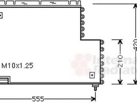 Condensator, climatizare VOLVO S90 limuzina, VOLVO V90 combi - VAN WEZEL 59005131