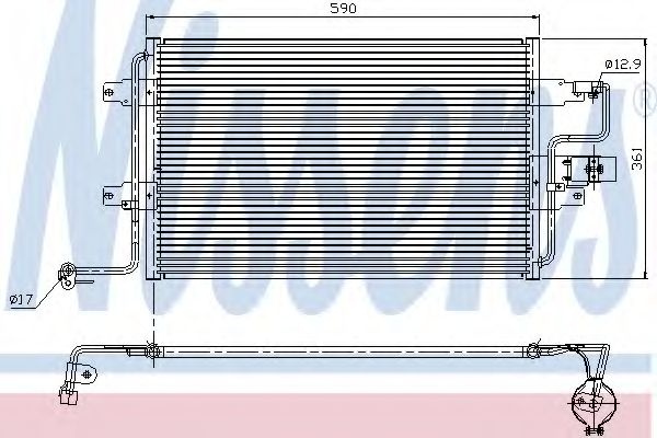 Condensator, climatizare VW BORA Combi (1J6) (1999