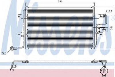 Condensator, climatizare VW GOLF IV (1J1) (1997 - 