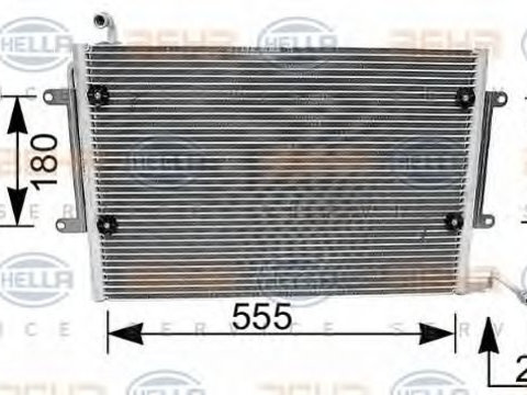 Condensator climatizare VW GOLF3/VENTO - Cod intern: W20088683 - LIVRARE DIN STOC in 24 ore!!!