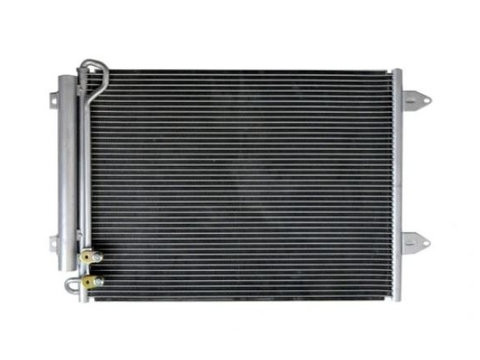 Condensator climatizare VW PASSAT (B6/B7), 2005-2014, PASSAT CC, 2008-2012, CC, 05.2015-12.2016, motor 1.6, 2.0 benzina, 1.6 TDI/2.0 TDI, diesel, cutie manuala/automata, full aluminiu brazat, 615 (575)x455x16 mm,