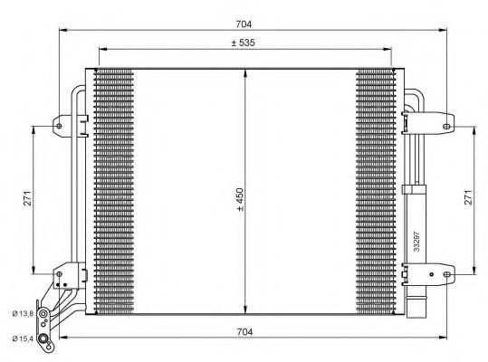 Condensator, climatizare VW TIGUAN (5N) (2007 - 20