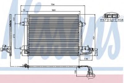 Condensator, climatizare VW TOURAN (1T1, 1T2) (200