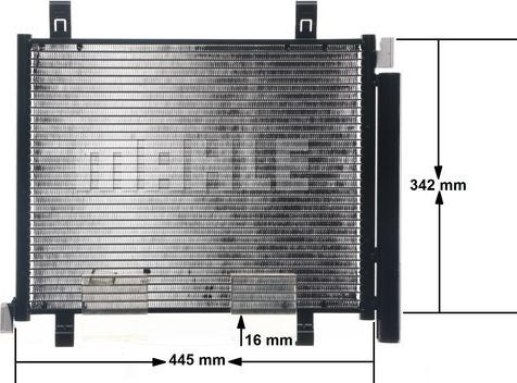 Condensator, climatizare VW UP! (121, 122, BL1, BL