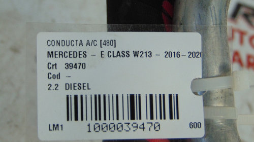 Conducta AC Mercedes E Class W213