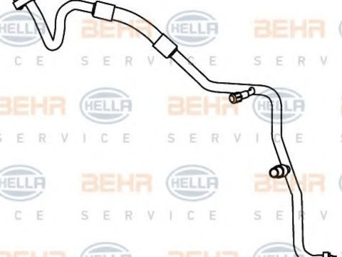 Conducta aer conditionat (presiune variabila) FORD FOCUS C-MAX (2003 - 2007) HELLA 9GS 351 338-071