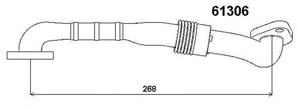 Conducta AGR SKODA OCTAVIA Combi 1U5 WAHLER WH 61306D