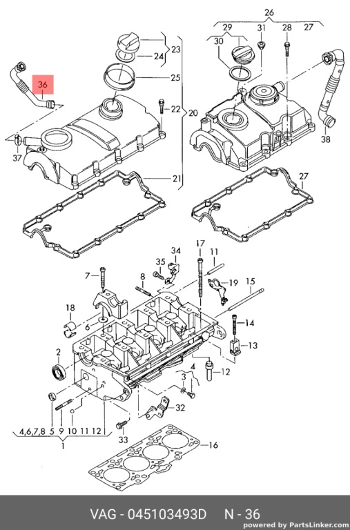 Conducta epurator Volkswagen Polo 6N2 20