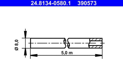 Conducta frana ATE 24.8134-0580.1