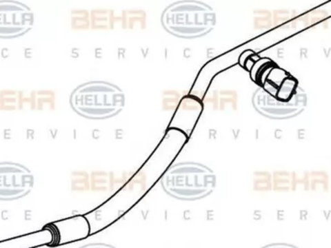 Conducta inalta presiune clima FORD FOCUS combi DNW HELLA 9GS351337091 PieseDeTop