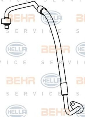 Conducta inalta presiune clima FORD FOCUS II Cabriolet HELLA 9GS351337411