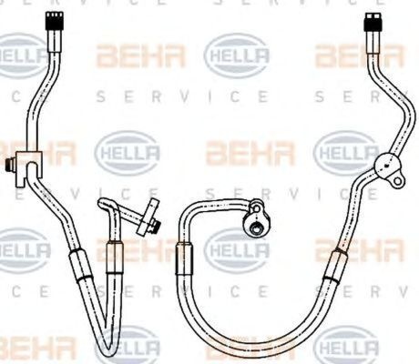 Conducta inalta presiune clima FORD S-MAX WA6 HELLA 9GS351338591