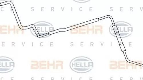Conducta inalta presiune clima FORD TRANSIT bus FD FB FS FZ FC HELLA 9GS351337601 PieseDeTop