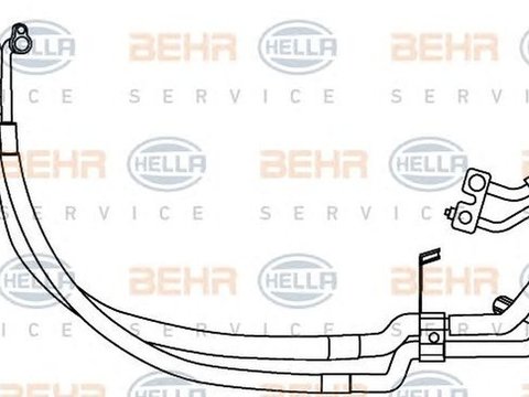 Conducta inalta presiune clima FORD TRANSIT bus FD FB FS FZ FC HELLA 9GS 351 337-641