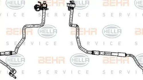 Conducta inalta presiune clima FORD TRANSIT TOURNEO HELLA 9GS351338381 PieseDeTop