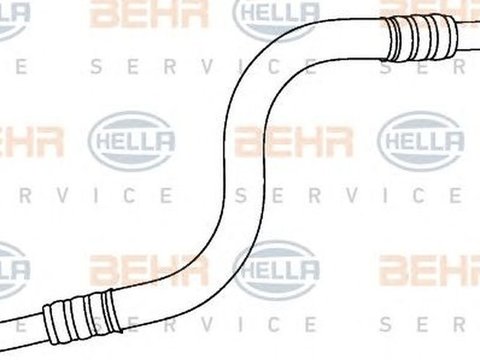 Conducta inalta presiune clima MERCEDES-BENZ S-CLASS W221 HELLA 9GS 351 337-501