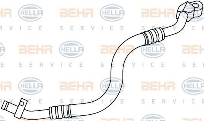 Conducta inalta presiune clima MERCEDES-BENZ S-CLASS W221 HELLA 9GS351337521