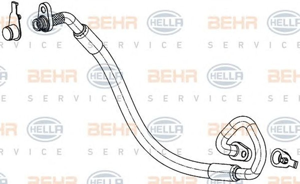 Conducta inalta presiune clima PEUGEOT 407 SW 6E H