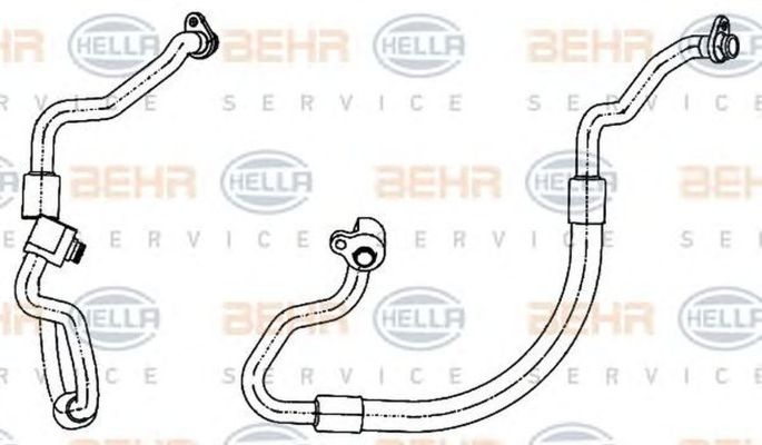 Conducta joasa presiune clima FORD S-MAX WA6 HELLA 9GS351338491