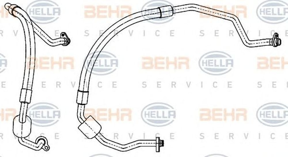 Conducta joasa presiune clima FORD S-MAX WA6 HELLA 9GS 351 338-521