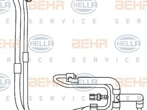 Conducta joasa presiune clima FORD TRANSIT platou sasiu FM FN HELLA 9GS 351 337-661