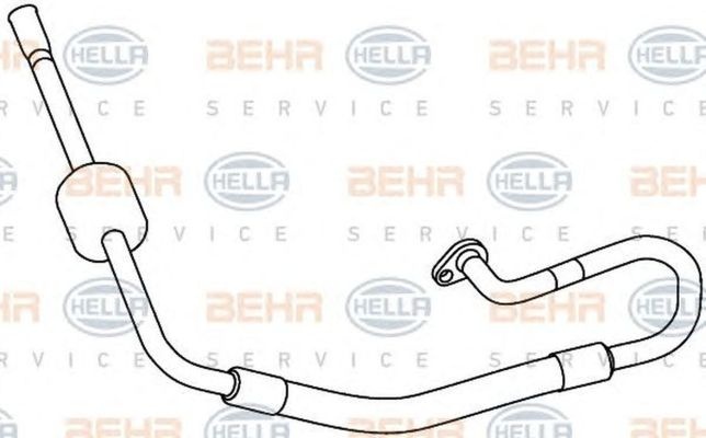 Conducta presiune variabila clima CITROEN C6 TD HELLA 9GS351337731