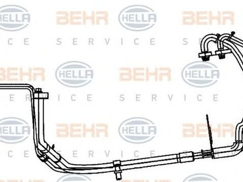 Conducta presiune variabila clima FORD TRANSIT TOURNEO HELLA 9GS 351 338-311