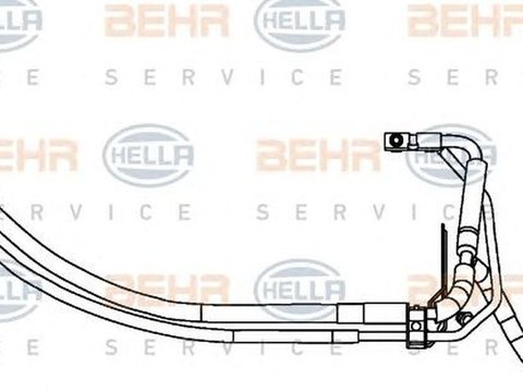 Conducta presiune variabila clima FORD TRANSIT bus FD FB FS FZ FC HELLA 9GS 351 337-681