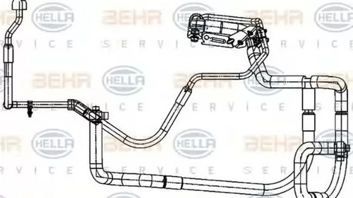 Conducta presiune variabila clima FORD TRANSIT caroserie HELLA 9GS351338341 PieseDeTop