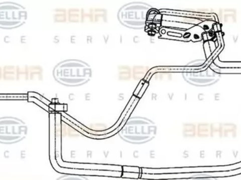 Conducta presiune variabila clima FORD TRANSIT bus HELLA 9GS351338351 PieseDeTop