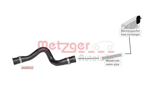 Conducta schimbator caldura incalzire # 2420222 # 