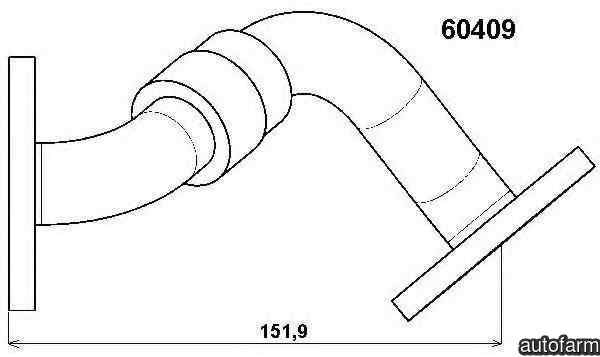 Conducta tubulara Supapa-AGR AUDI A6 Avant 4B5 C5 