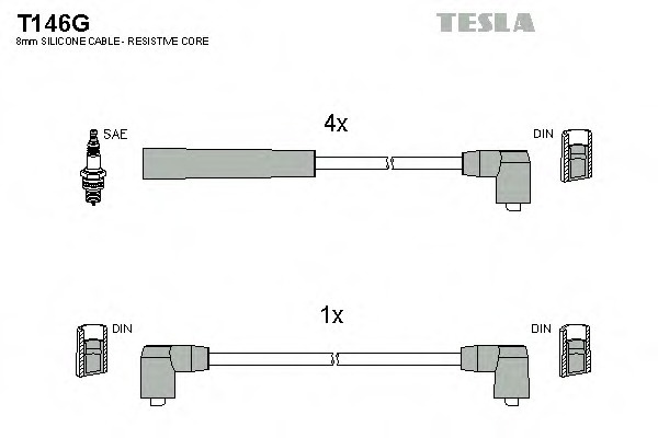 Conductori cabluri T146G TESLA pentru Ford Sierra Ford Granada Ford Scorpio Ford Transit