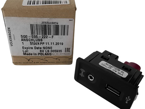 Conector Auxiliar Usb / Jack Oe Seat Alhambra 2 2016→ 5G0035222F