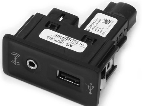 Conector Auxiliar Usb / Jack Oe Volkswagen Golf 7 2012→ 5G0035222F