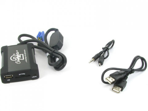 Connects2 CTAPGUSB010 Interfata Audio mp3 USB/SD/AUX-IN PEUGEOT 307/607/807/206/406/407