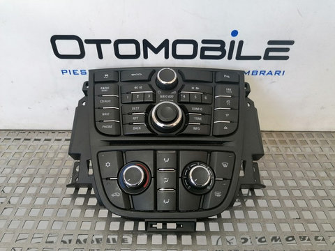 Consola centrala cu butoane navigatie si panou clima manuala Opel Astra J: 28299891 [Fabr 2009-2015]