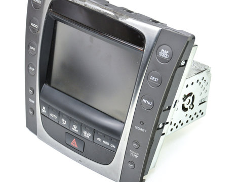 Consola Multimedia Lexus GS (GRS19, UZS19, URS19, GWS19) 2005 - 2011 Benzina 86111-30740, 462200-2130, BT0501A, 8611130740, 4622002130