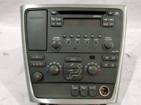 Consola Volvo s60 30722446, Radio cu CD, Comenzi aer clima Ac/