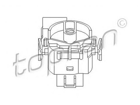 Contact parte electrica OPEL CORSA C F08 F68 TOPRAN 206197