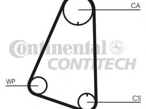 Contitech curea distributie pt audi 50,80,vw derby,golf 1,golf 2