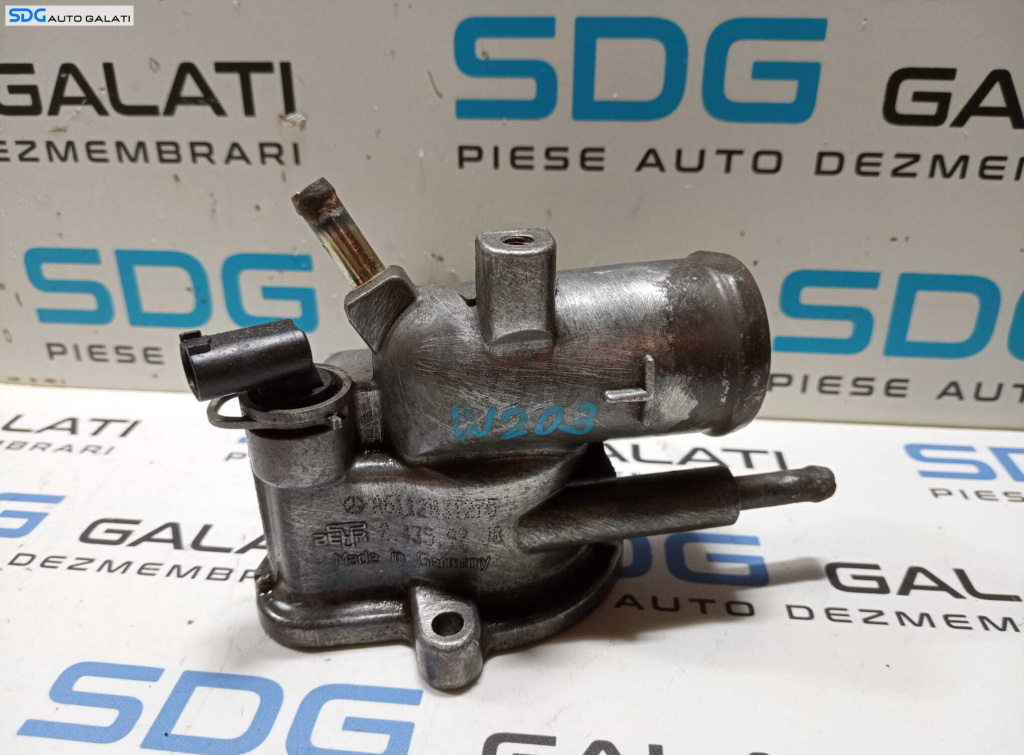 Corp Carcasa Termostat Racire cu Senzor Temperatura Apa Mercedes W203 Clasa C Class 2000 - 2007 Cod 243592 [M5049]