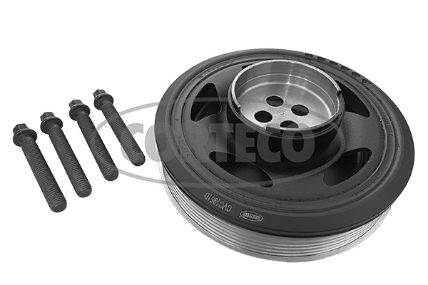 CORTECO Set fulie, arbore cotit 49444033 se potriveste la BMW 2 Active Tourer (F45) 2014 2015 2016 2017 2018 2019 2020 2021